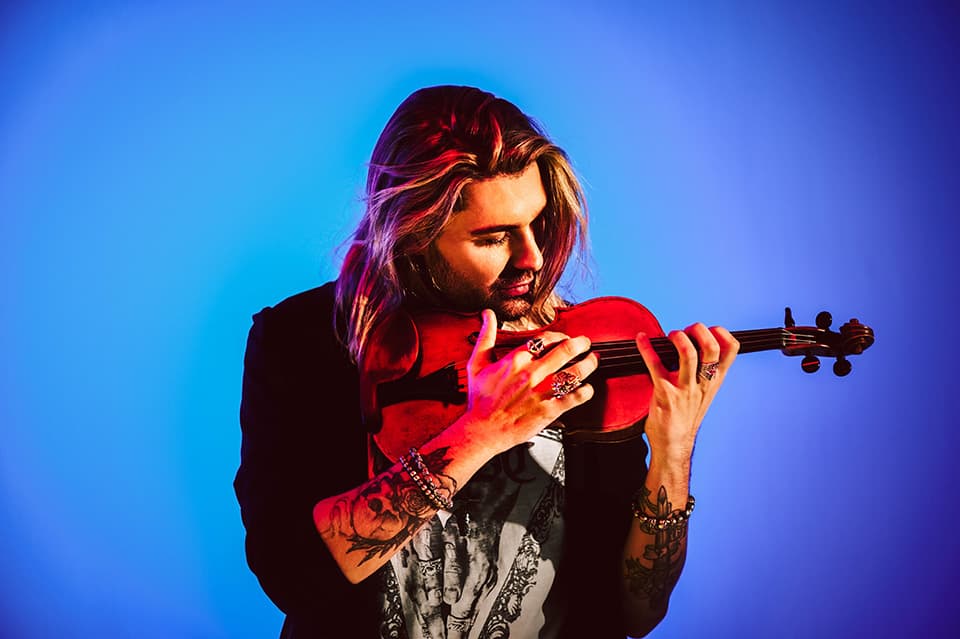 David Garrett mit Geige