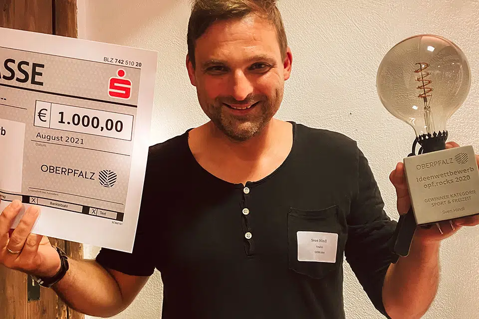 Preisverleihung opf.rocks Ideenwettbewerb 2020 - Sven Hindl